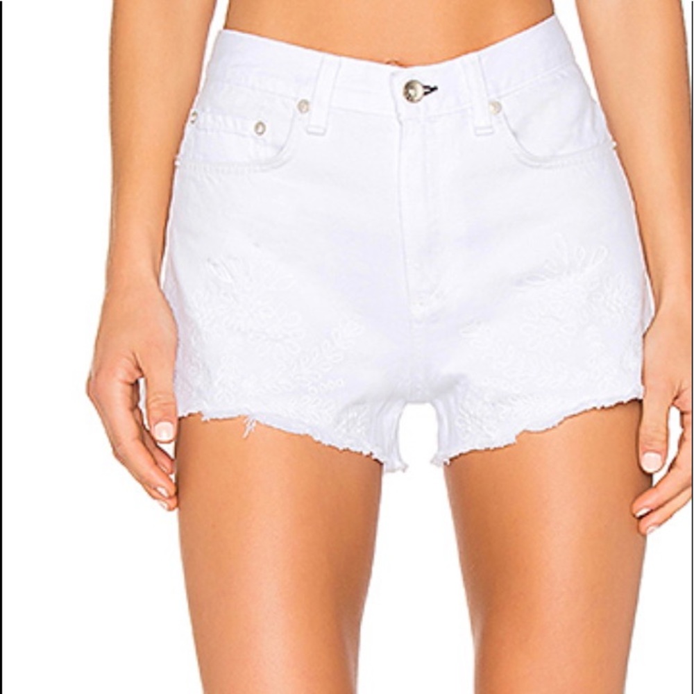 Rag & bone Justine White short